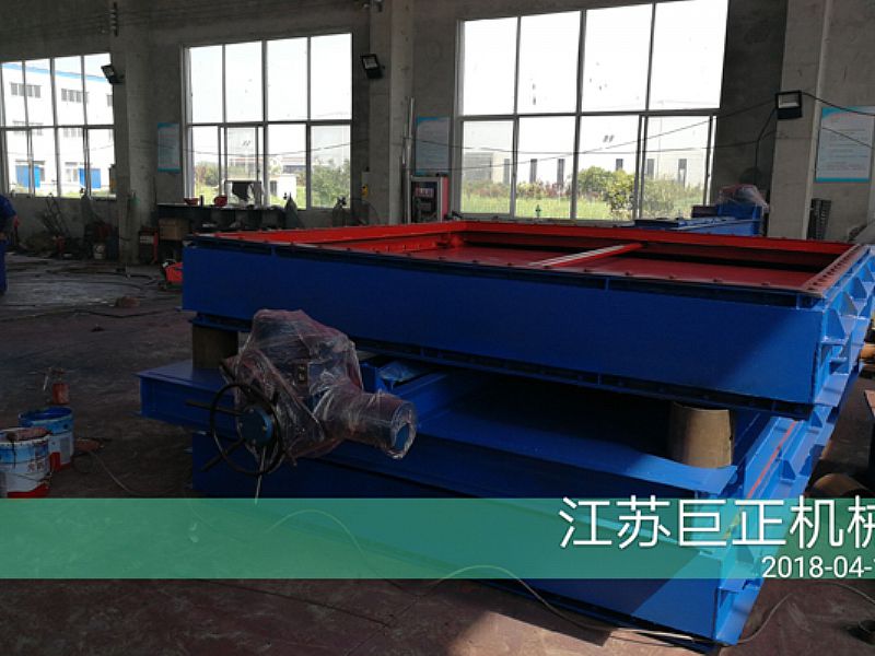 方形擋板門（寬12M）驗(yàn)收合格，發(fā)貨準(zhǔn)備中