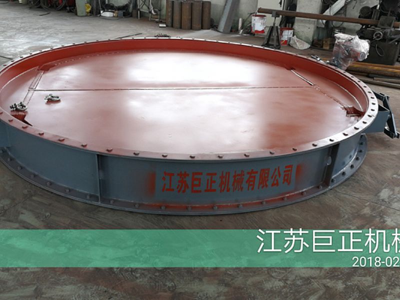 圓形擋板門（直徑270cm）完工了，準(zhǔn)備發(fā)往江西客戶