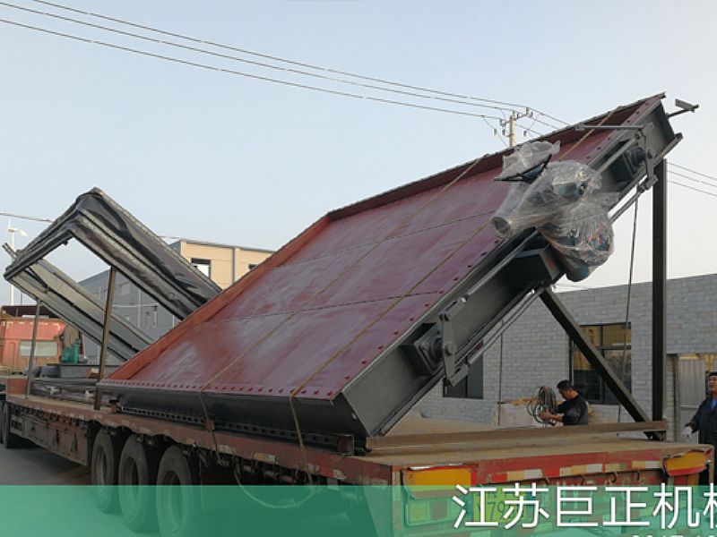巨正機(jī)械公司擋板門(mén)，裝車發(fā)貨了